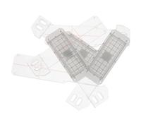 iplusmile Kit de Surveillance des Fissures Murales en Acrylique 3pcs, Règle Légère pour Mesure Précise et Suivi en Temps Réel des Ponts et Fondations Résidentielles