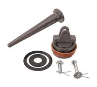 iplusmile Kit Piston Pompe à Eau Manuelle Big Three, Soupape Nez, Acier | Jardins et Puits Ruraux, Pièces Argentées, Caoutchouc, Entretien Simple, Usage Manuel, Kit Complet