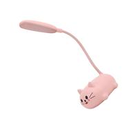 iplusmile Lampe de Bureau Fille Rose en Plastique de Chat, Lampe de Table Kawaii Pratique et Décorative, comme Veilleuse pour Filles et Présent