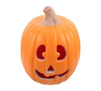 iplusmile Lanterne Décorative d'halloween Citrouille Creuse en Plastique | Décoration de Porche, Structure Ajourée, Boîte Lampe Incluse, Utilisable Immédiatement, pour Célébration Saisonnière