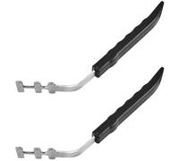 iplusmile Lève-grilles de Barbecue en Acier Inoxydable 2pcs Anti-brûlure pour Filet et Grille, Outil Sûr et Pratique pour Cuisson Extérieure Cuisine