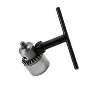 iplusmile Mandrin de Perceuse Électrique Serrage 0,3-4mm en Alliage D'aluminium Argenté 2 Pièces Mandrin de Perceuse Ouverture 6,2mm, pour Forets, Bricolage Manuel la Maison