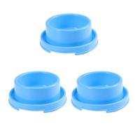 iplusmile Mangeoire Anti-Fourmis - 3 Pièces Gamelle pour Chiens et Chats avec Caoutchouc Antidérapant - Gamelle pour Chien Et Chat et Anti Débordement, 18 x 7cm