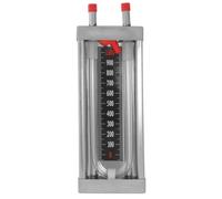 iplusmile Manomètre tube en U en acier inoxydable gamme 0-1000 Pa précis pour mesure de pression et différentiel dans les tuyaux de gaz naturel