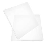iplusmile Multifonctionnel Plateaux Carrés Lot de 2 en Plastique PP 40 Cm Plateau de Drainage et Décoratif pour Pots de Fleurs D'intérieur et Hydroponiques pour Bureaux
