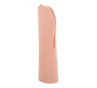iplusmile Organisateur de Pinceaux de Maquillage Khaki en Silicone Protège Pinceaux Déformation, Design Simple et Élégant, Pochette Portable Voyages