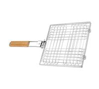 iplusmile Panier à Griller Accessoire pour Cuisson de Steak et Ailes de Poulet Pliable en Acier Inoxydable 304 pour Barbecue en Plein Air ou Pique-