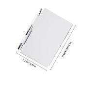 iplusmile Petit Lot de 2 Bloc-notes Rechargeable en Métal avec Stylo et Design Élégant Facile à Transporter pour ou Bureau École