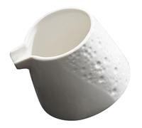 iplusmile Pichet à Lait en Céramique Blanc 225ml Lisse, Design Multi-usage pour Café, Sirop ou, Cuisine Service