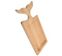 iplusmile Plateau de Service Résistant à Haute Température en Bois de Pin Naturel de Poisson Polyvalent Cuisine et Repas Lors de Rassemblements Festifs