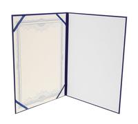 iplusmile Protège Cartes et Couvertures de Certificat en Papier Bleu, Léger et Offrant une Protection, pour Titulaires de Diplôme et Documents Officiels