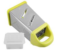 iplusmile Râpe à légumes en acier inoxydable avec boîte de rangement, trancheuse pour légumes et pommes de terre, ustensile de cuisine pour préparation rapide en cuisine