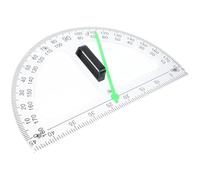 iplusmile Rapporteur Magnétique en Abs Semi-circulaire Marquages Précis, Outil de Mesure D'angle pour Activités Pédagogiques