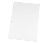 iplusmile Recharge de Papier B5 à 90 Feuilles Blanches à Points 9 Trous, Papier pour Carnet de Notes et Agendas Scolaires, pour Usage Scolaire et Dessin