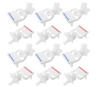 iplusmile Robinets de Remplacement Bouton-poussoir Kit de 6 en Plastique Forme Irrégulière, Anti-éclaboussures pour Distributeur D'eau Chaude et Froide pour Usage Familial et Espaces