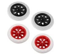 iplusmile Roues de Rechange Faciles à Installer Lot de 4 en Plastique Accessoires pour Chariot de Courses Pliable Adaptées pour Wagon et Usage Extérieur
