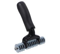 iplusmile Rouleau à Aiguilles pour Revêtement de Sol, Compresseur | Outil Manuel Noir en Fer et Plastique, Élimination des Bulles, pour Ruban de Joint et Tapis