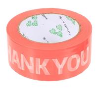 iplusmile Ruban Adhésif D'emballage Ruban Adhésif de Scellage Impression Thankyou Rose 1 Rouleau Décoratif Usage Polyvalent pour Marchandises pour Bureau et Emballage
