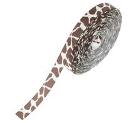 iplusmile Ruban gros-grain à motif girafe pour fête et création de nœuds, ruban polyester résistant à la décoloration pour bricolage et couture
