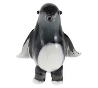 iplusmile Sculpture de Pingouin en Cristal, Figurine Réaliste Décorative