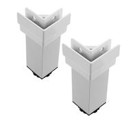iplusmile Serrage Clips en Alliage D'aluminium Solide pour Panneaux Carreaux, Fixation Sécurisée Réglable Hauteur 18mm, Installation Facile, Lot de 2 Pièces pour Salle de Bain