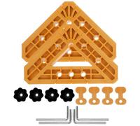 iplusmile Serrage-joints D'angle Travail du Bois, Outil Carré 90° en Nylon Abs, Orange, pour Planches de Bois, Assemblage de Tiroirs et Projets de Menuiserie