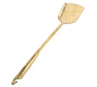 iplusmile Spatule à Frire Agitateur de Wok en Laiton, Cuillère Vintage Or, Style Rétro Années 1980, pour Retourner les Crêpes, Cuisines et Restaurants