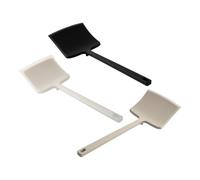 iplusmile Spatules Larges en Silicone 3pcs Résistantes la Chaleur, Antiadhésives pour Pizza, Crêpes et Omelettes, Protection des Poêles, Ustensiles Cuisine pour Cuisson