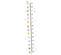 iplusmile Sticker Mural De Mesure Hauteur Pour Garçon Et Filles, Autocollant De Toise Hauteur Motif Animal De Dessin Animé, Réutilisable, Décor Chambre Bébé, Dimensions Adaptées Bébé,