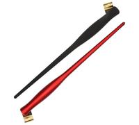 iplusmile Stylo de Calligraphie Oblique pour Écriture et Calligraphie Résistant à L'usure Vintage 2 Pièces Facile à Nettoyer pour Amateurs Porte-plume en Ps et Métal