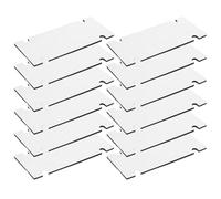 iplusmile Support Adhésif en Plastique pour Sonnette Vidéo Ring, Installation Rapide sans Perçage, Compatible avec Portes D'appartement et Carrelage, Lot de 12 Pièces