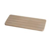 iplusmile Support de Rangement Marron en Diatomite 22x9x1 Cm, Bac Absorbant d'Humidité pour Salle de Bain, Plateau Antidérapant Simple, Accessoire Toilette, 1PC