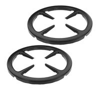 iplusmile Support en Fer 2 Pièces pour Cuisinière à Gaz, Réducteur D'anneau Support pour Petite Casserole, pour Cuisson sur Brûleur Gaz