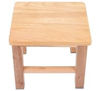 iplusmile Tabouret Bois Massif pour Garçon Fille Petit Siège Polyvalent Antidérapant Tabouret Escabeau Pratique pour Changer Chaussures et Aide Toilette Stable et Facile à Nettoyer Adapté