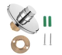 iplusmile Vanne de Chasse D’urinoir Encastrée Bouton Poussoir, en Cuivre | Installation Murale, Débit D’eau Stable, Kit de Fixation Inclus, Usage Commercial pour Bureaux et Sanitaires