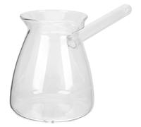 iplusmile Verre de Thé Turc Transparent Poignée Latérale Renforcée, Théière en Verre Épaissi Résistante de 30℃ à 100℃ pour Usage Domestique