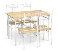 IPOTIUS Table a Manger avec 4 Chaises, Ensemble Table et Chaise, 109×69cm