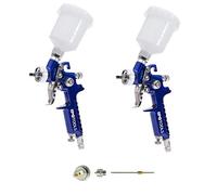 IPOTOOLS 2 mini hvlp spray paint gun (stolen 0,5 mm et 0,8 mm buse) et 1,0 mm jeu de buses