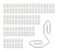 ipow Lot de 100 Crochets à Rideau Métalliques pour Tringle/Rail,35 * 12 mm,Crochet en Acier Galvanisé Accroche Rideau de Fenêtre/Porte/Douche/d'en-tête et Draperie Décorative
