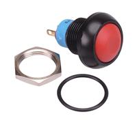 IPR3SAD6 APEM Interrupteur Poussoir Momentané 12mm SPST IP67 Rouge