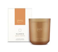 ipuro Bougie parfumée décorative classique - VITALITÉ - Bougie parfumée en verre avec romarin et gingembre, bois de cèdre et patchouli - Bougie parfumée longue durée - Rouge - 270 g