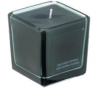 ipuro - Bougie parfumée décorative Ipuro Black Bamboo - Bougies parfumées minimalistes et épurées dans un verre - Bougies parfumées intenses avec des notes vertes et boisées - Bougie élégante de 125 g