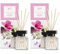 ipuro - Essentials Parfum d'intérieur Flower Bowl 50ml - Notes Florales de Mandarine, bergamote, Jasmin, Violette, Bois de cèdre - Diffuseur à bâtonnets - Parfum Frais et raffiné pour Votre Maison
