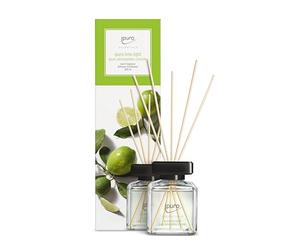 ipuro - Essentials Parfum d'intérieur Lime Light 200ml - Parfum au citronnelle, bergamote, Orange, géranium, muguet, Vanille - Diffuseur à bâtonnets - Purificateur d'air vivifiant et Subtil