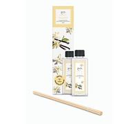 ipuro Soft Vanilla - Recharge de parfum d'ambiance à la vanille fine - Recharge d'huile parfumée avec bâtonnets parfumés - Recharge de 200 ml - Recharge de parfum d'ambiance avec bâtonnets parfumés
