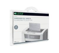 IQ - Feuilles lubrifiantes pour déchiqueteuse - blanc (pack de 12)