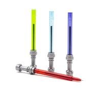 IQ LEGO Papeterie Star Wars Stylo à bille gel sabre laser pack de 4 - édition multicolore Cap-Off