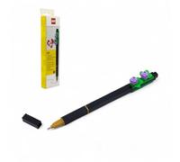 IQ LEGO Pen Pal Stylo gel et jouet de construction - Fleurs de lavande botaniques (53701), encre noire, cadeau d'anniversaire, appréciation des enseignants, rentrée scolaire
