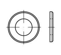 IQS ISO 7090 Rondelle plate en acier 33mm (34x60x5 ) avec chanfrein Sans spécification de forme Quantité:50