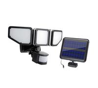 iQtech iPro 200 Puissante lampe solaire d'extérieur, 200 LED, capteur, sans fil